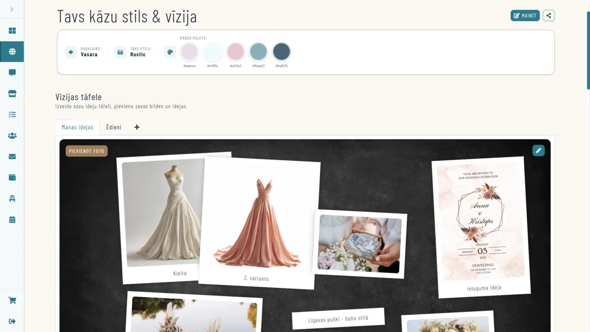 Определите свой свадебный стиль