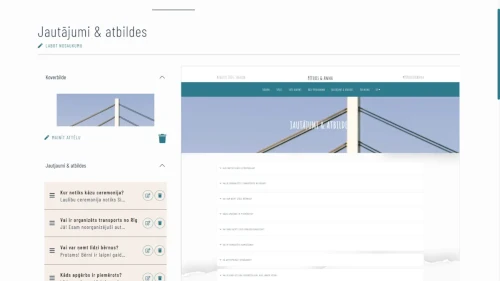 Kāzu pasākuma programma un vietas